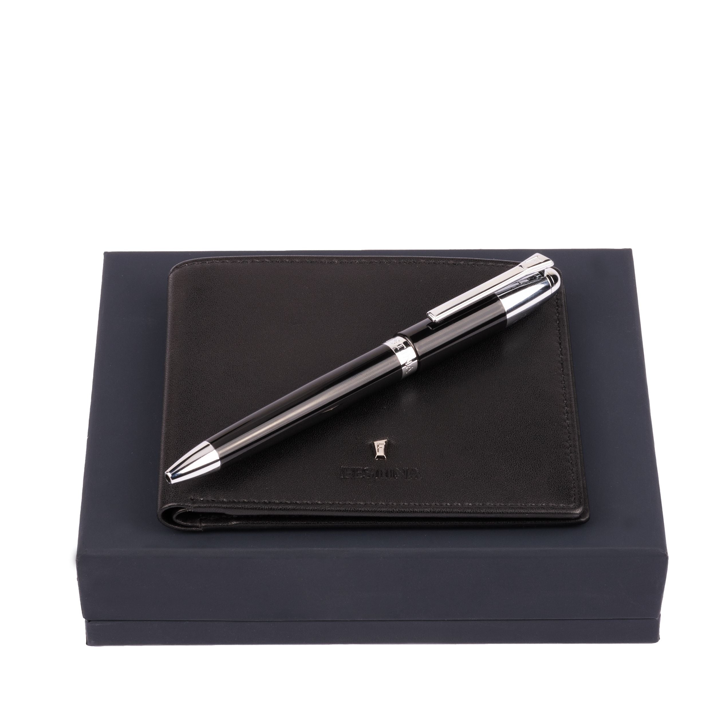 Set Festina Black (Ballpoint Pen & Wallet)