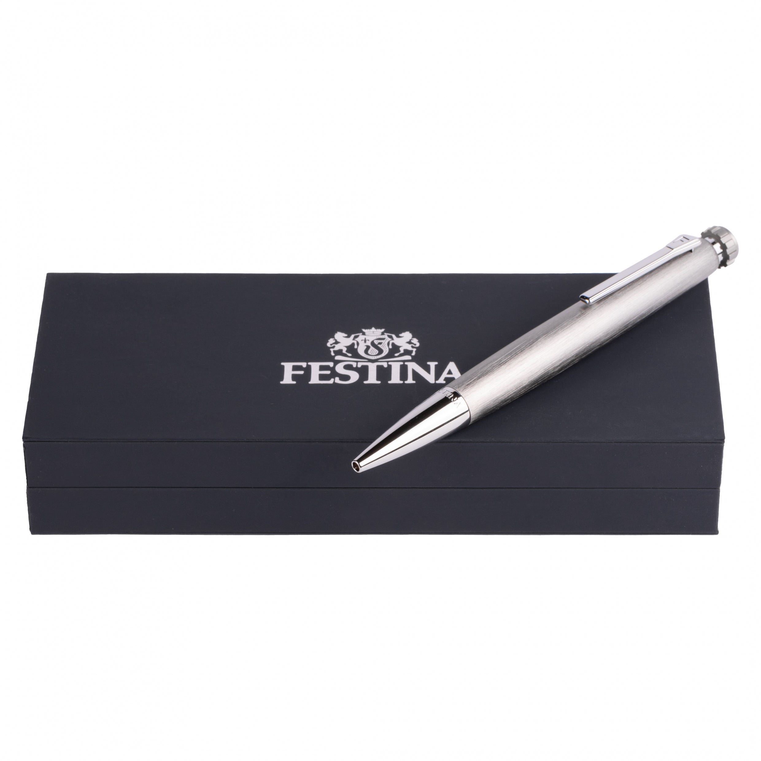 Ballpoint Pen Chronobike Classic Chrome Black
