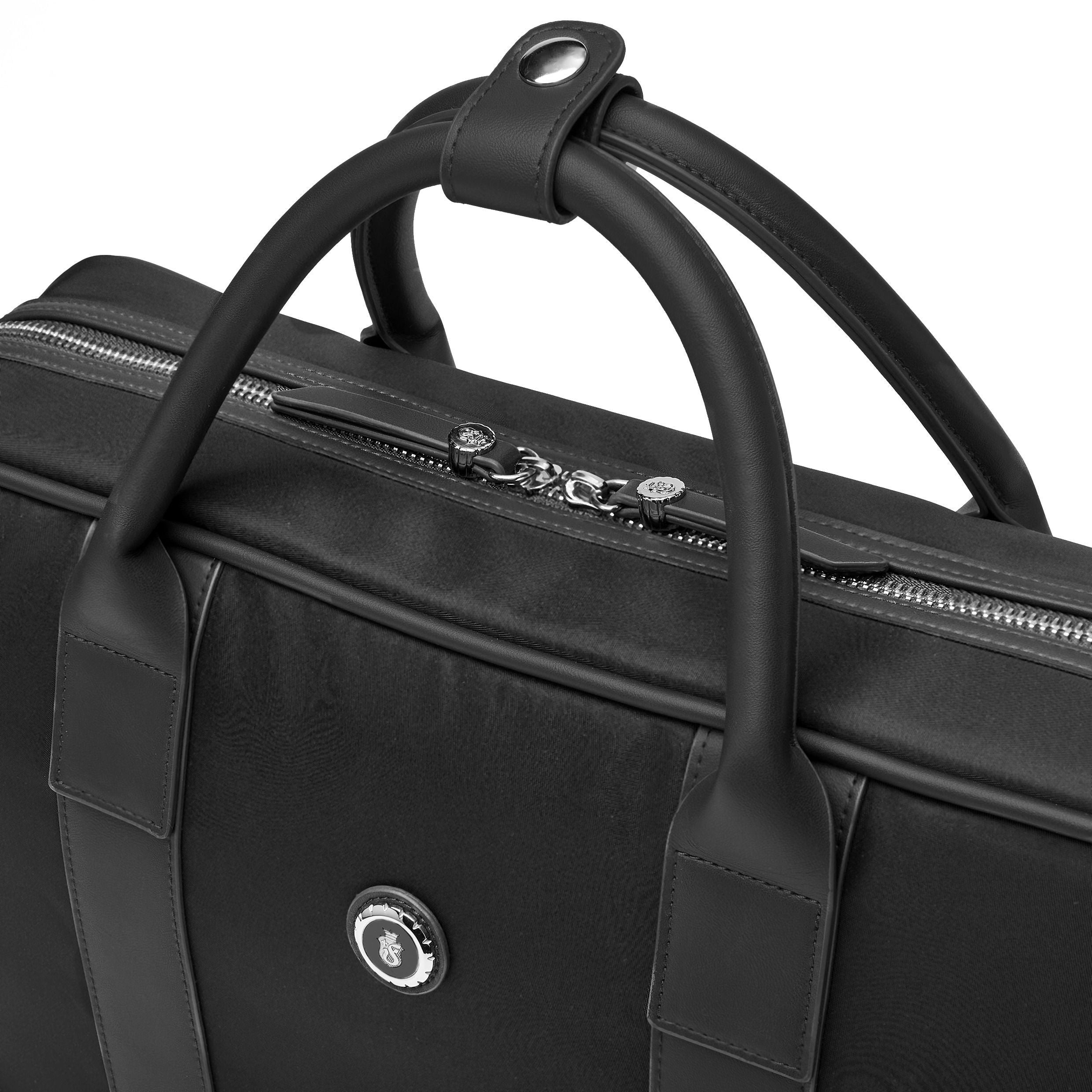 Document Bag Button Black