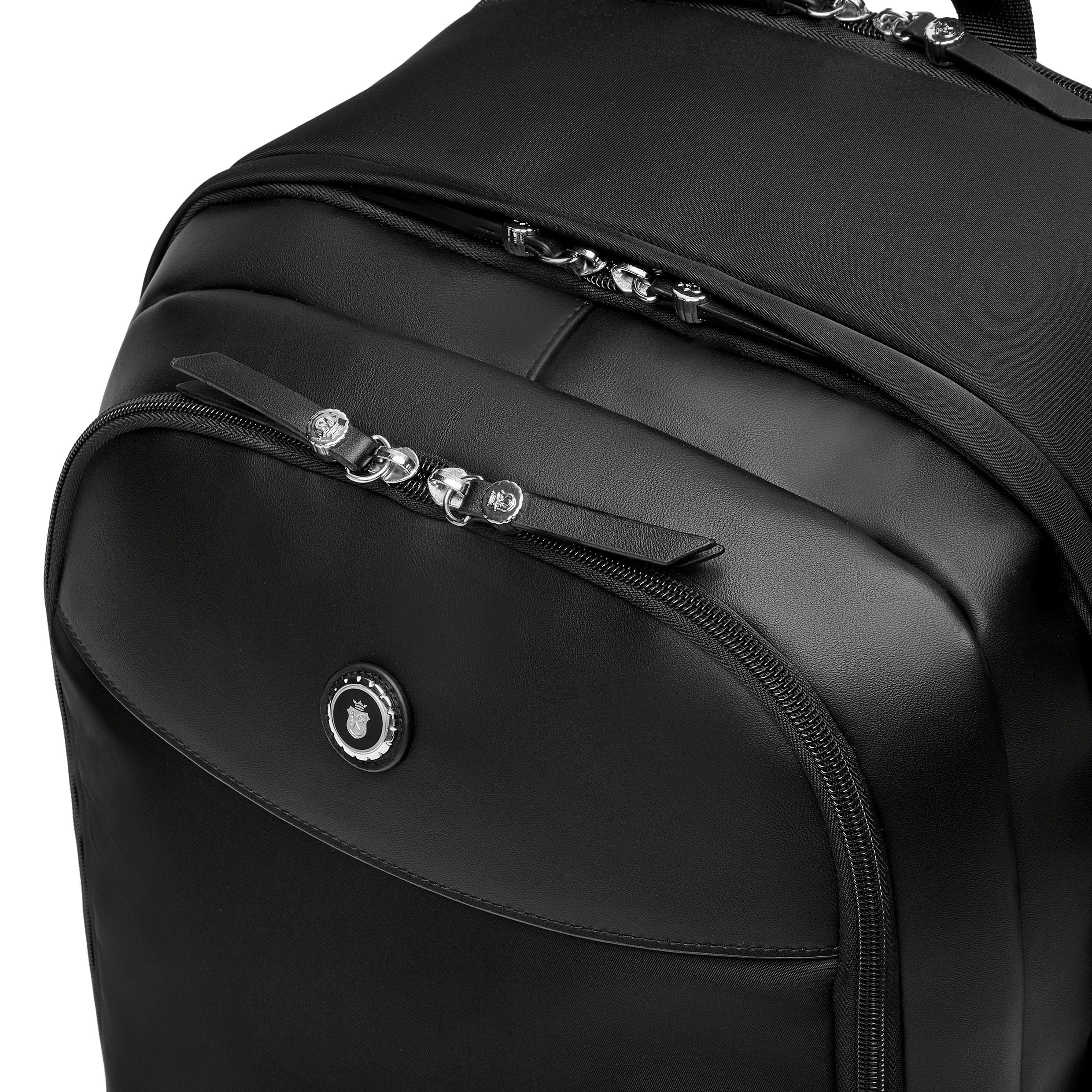 Backpack Weekend Button Black