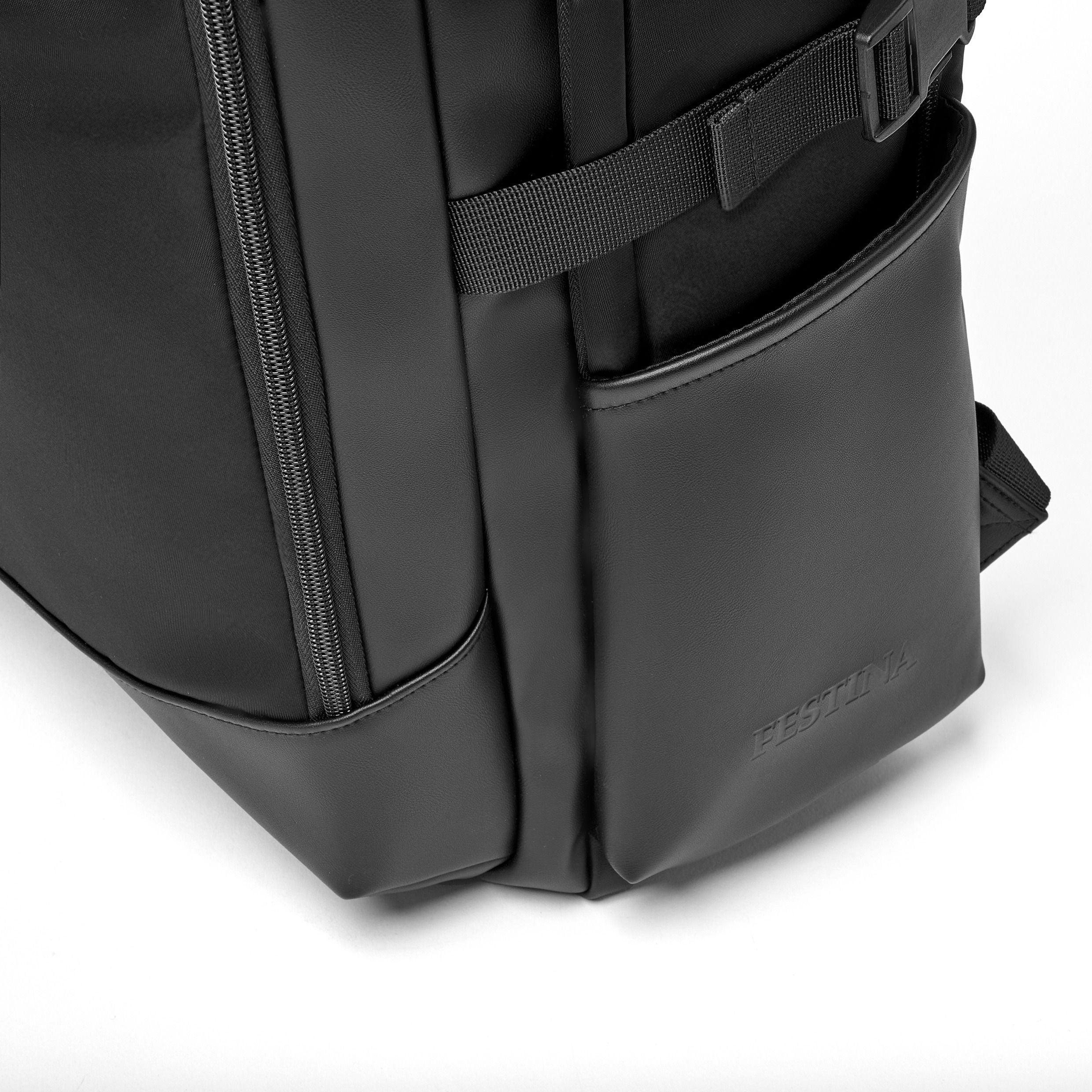 Backpack Weekend Button Black