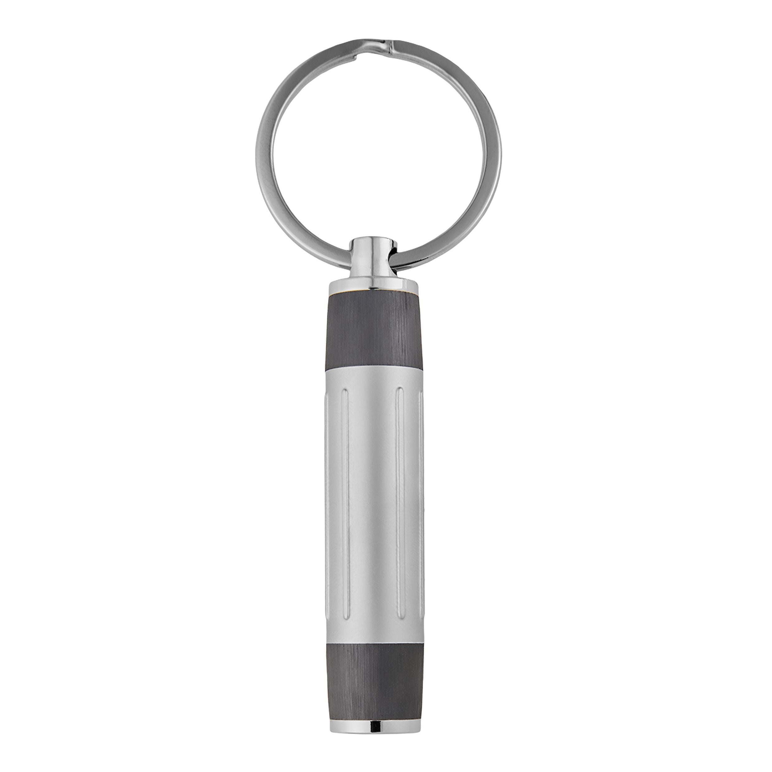 Key Ring Gear Ribs Black