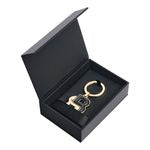 Key Ring Double B Black & Gold