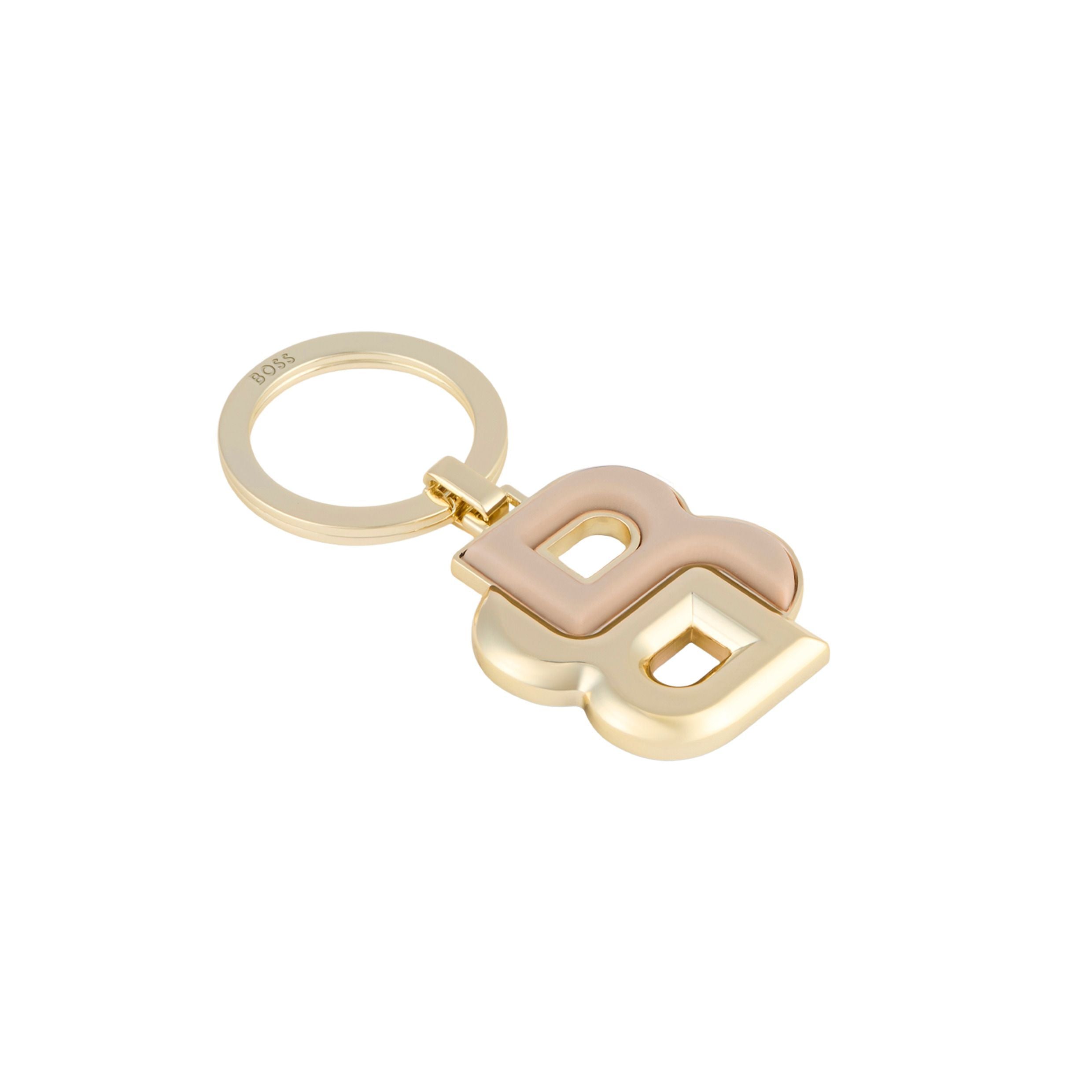 Key Ring Double B Black & Gold