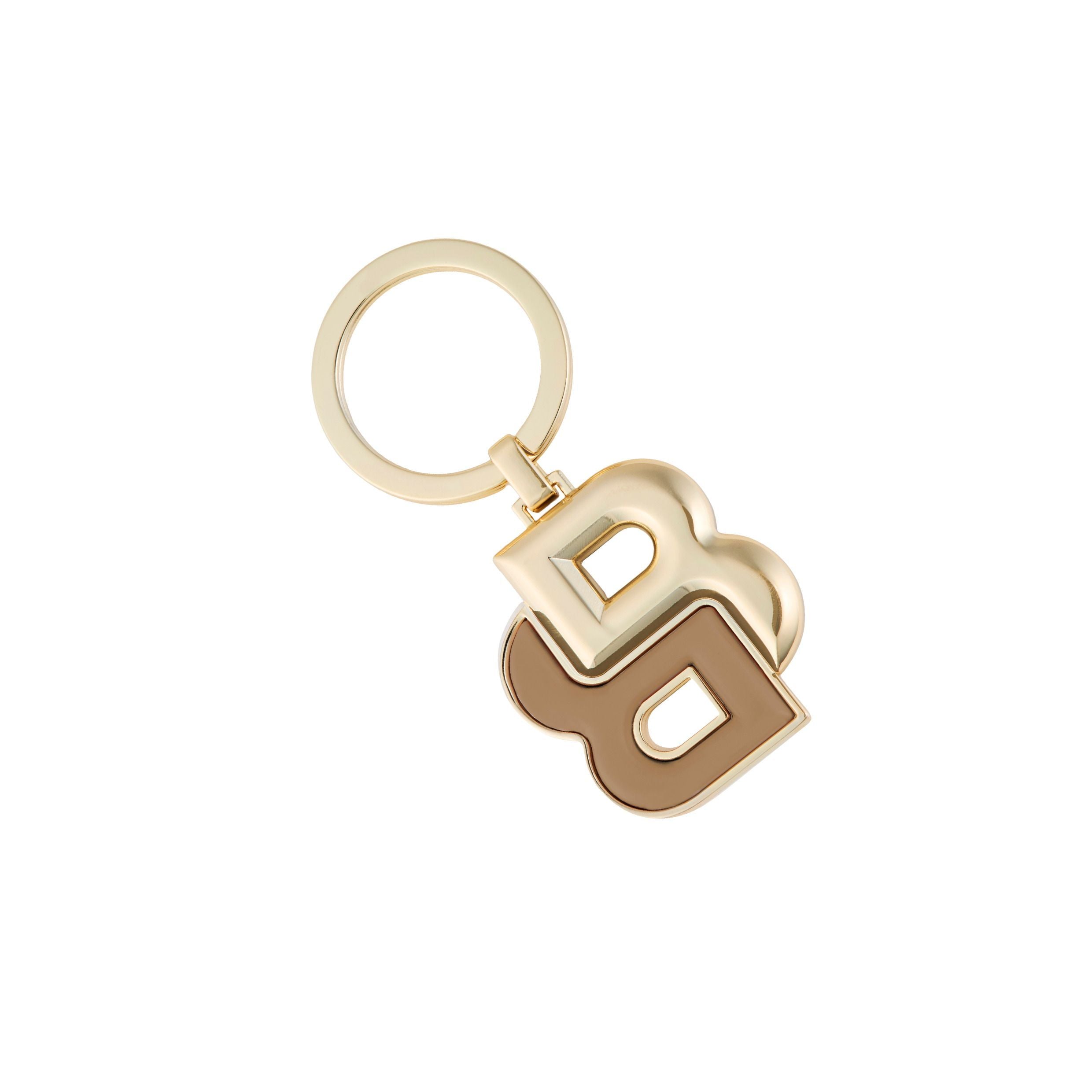 Key Ring Double B Black & Gold