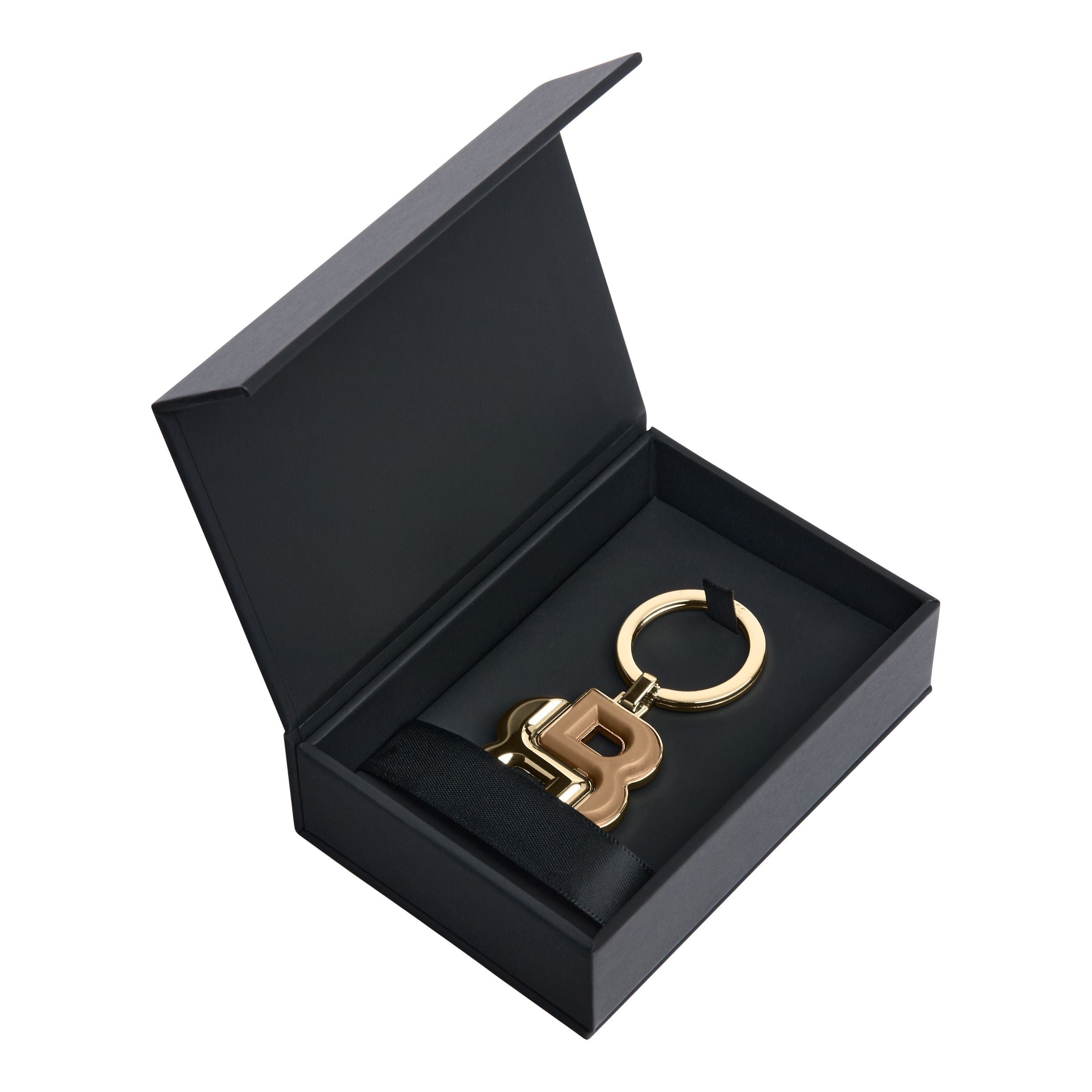 Key Ring Double B Black & Gold