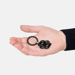 Key Ring Double B Matt Black