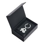 Key Ring Double B Matt Black