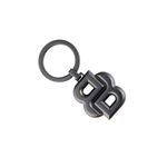 Key Ring Double B Matt Black