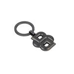 Key Ring Double B Matt Black