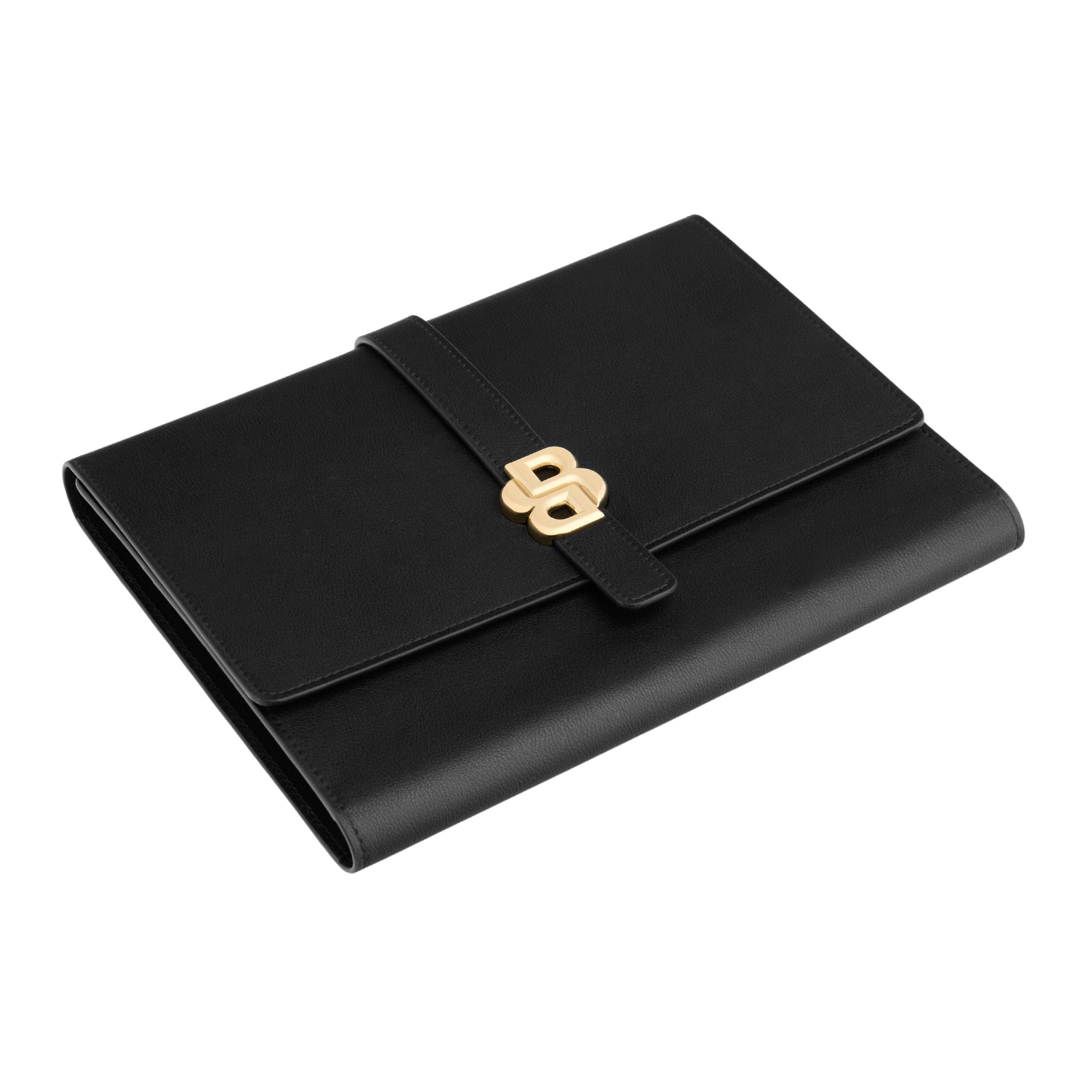 Folder A5 Double B Black & Gold