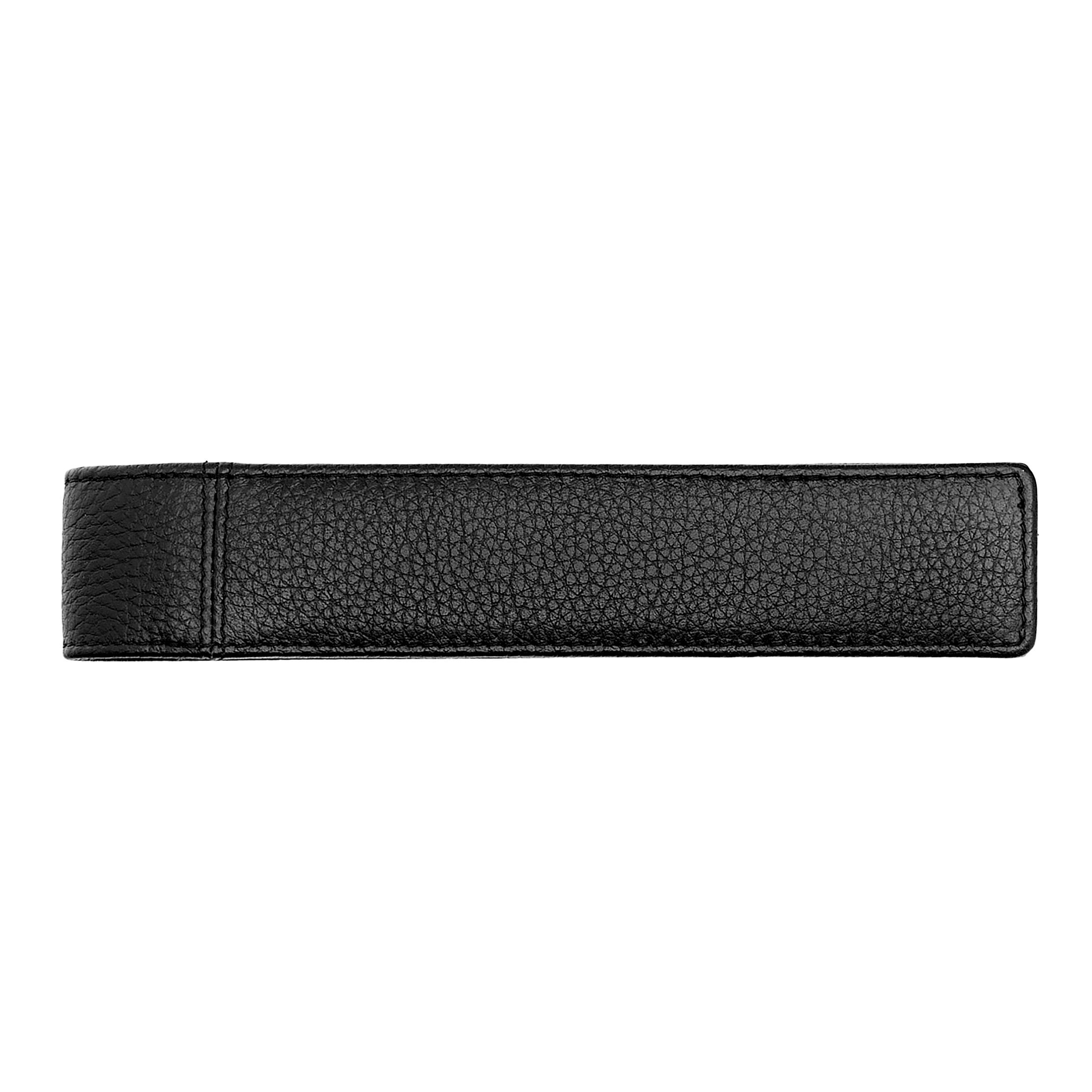 Single Pen Pouch Classic Grained Black