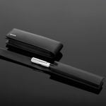 Single Pen Pouch Classic Grained Black