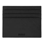 Card Holder Double B Saffiano Black