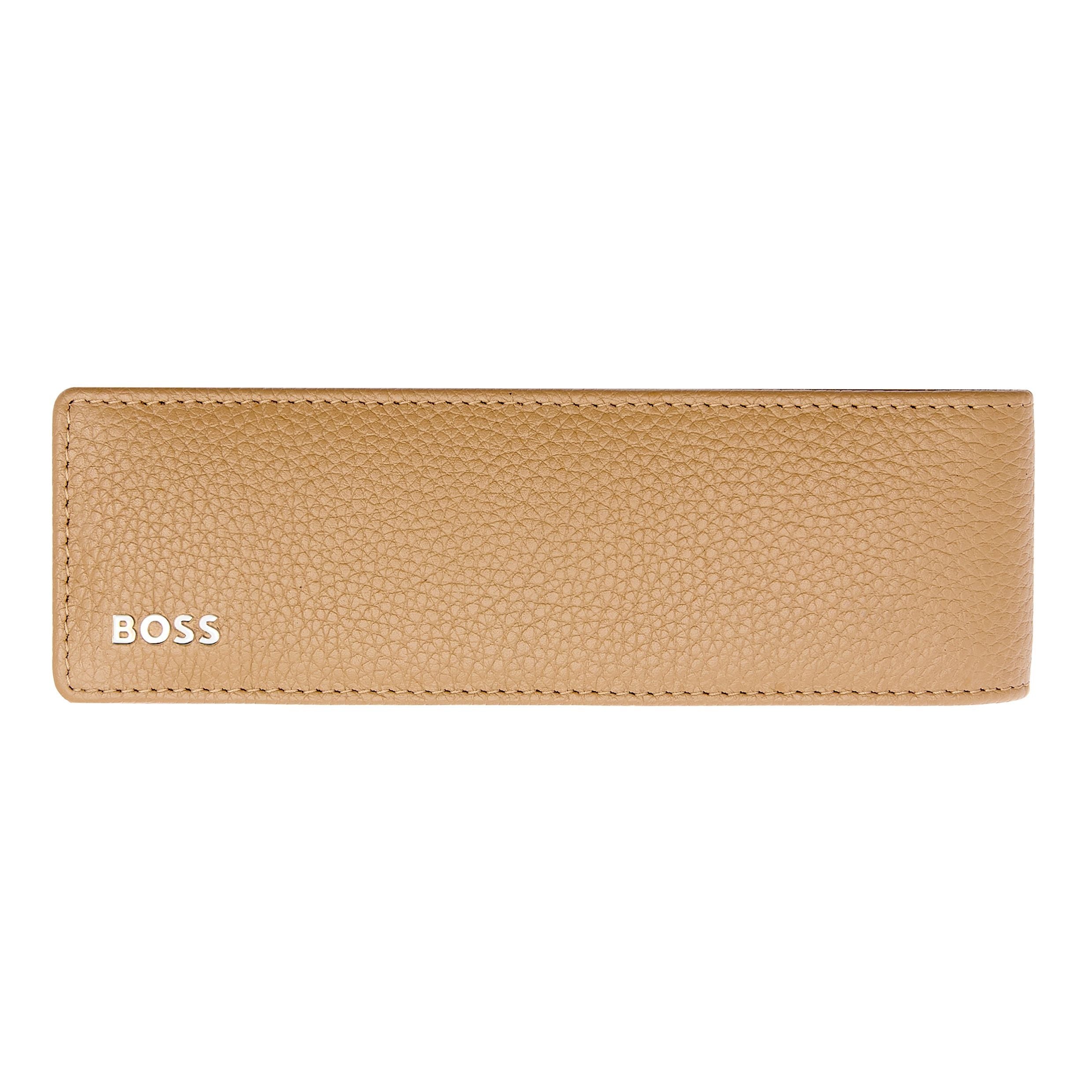 Double Pen Pouch Classic Grained Black