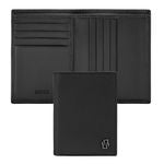 Folding Card Holder Double B Saffiano Black