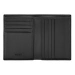 Folding Card Holder Double B Saffiano Black