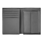 Card Holder With Flap And Money Pocket Double B Saffiano Black