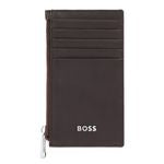 Card Holder Zip Classic Smooth Black