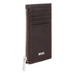 Card Holder Zip Classic Smooth Black