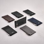 Card Holder Zip Classic Grained Black