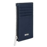 Card Holder Zip Classic Grained Black