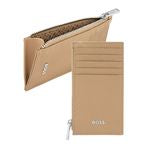 Card Holder Zip Classic Grained Black