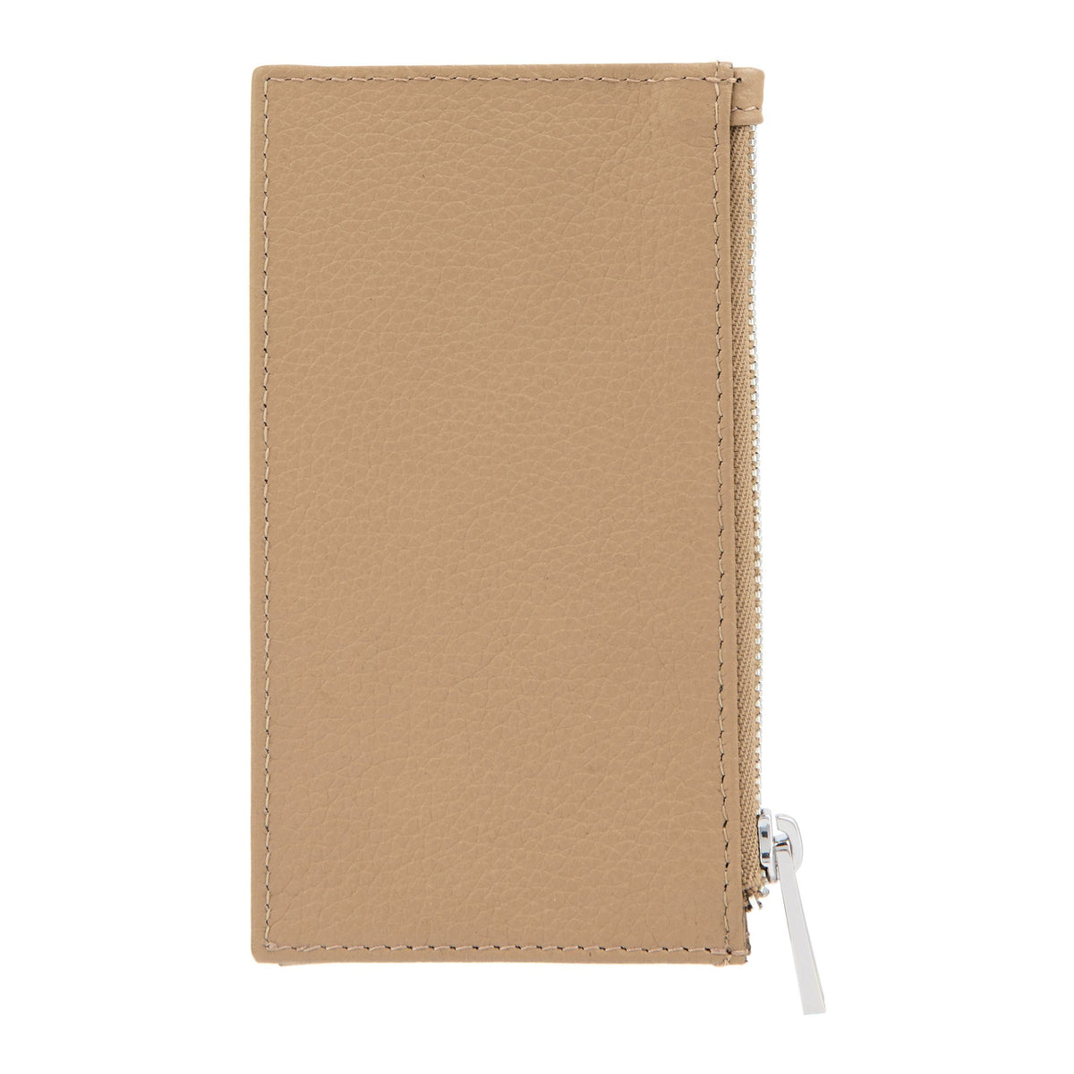 Card Holder Zip Classic Grained Black