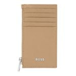 Card Holder Zip Classic Grained Black