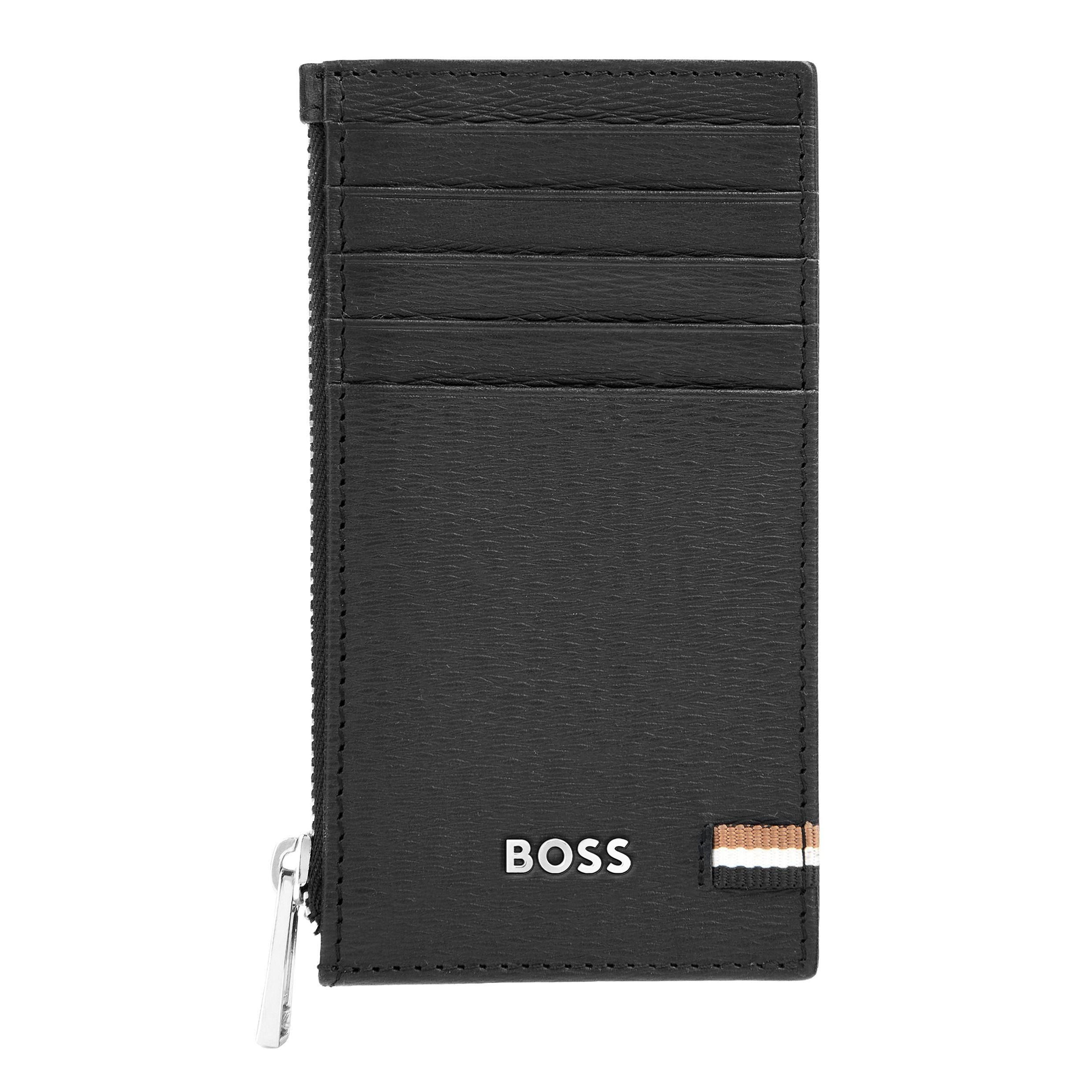 Card Holder Zip Iconic Black