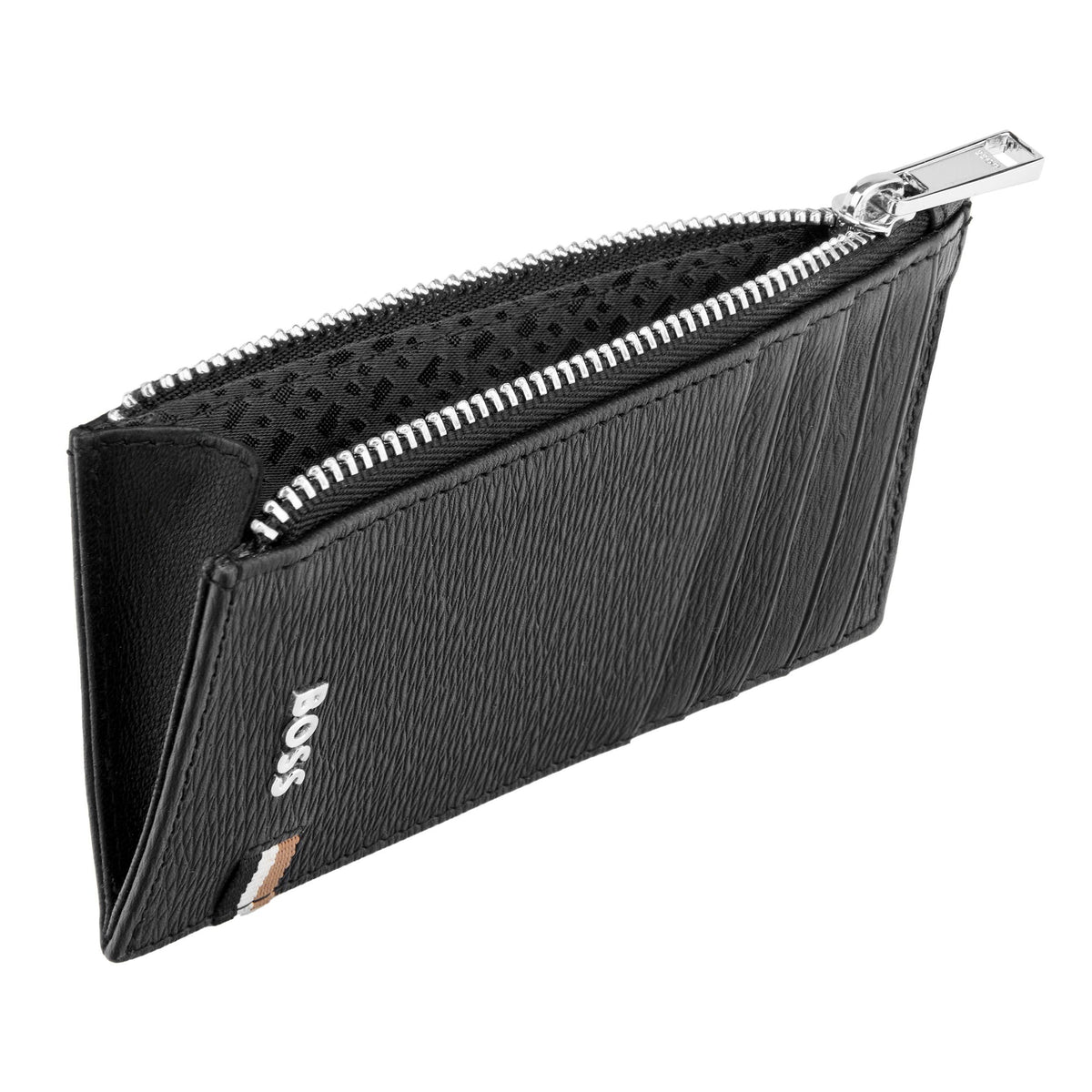 Card Holder Zip Iconic Black