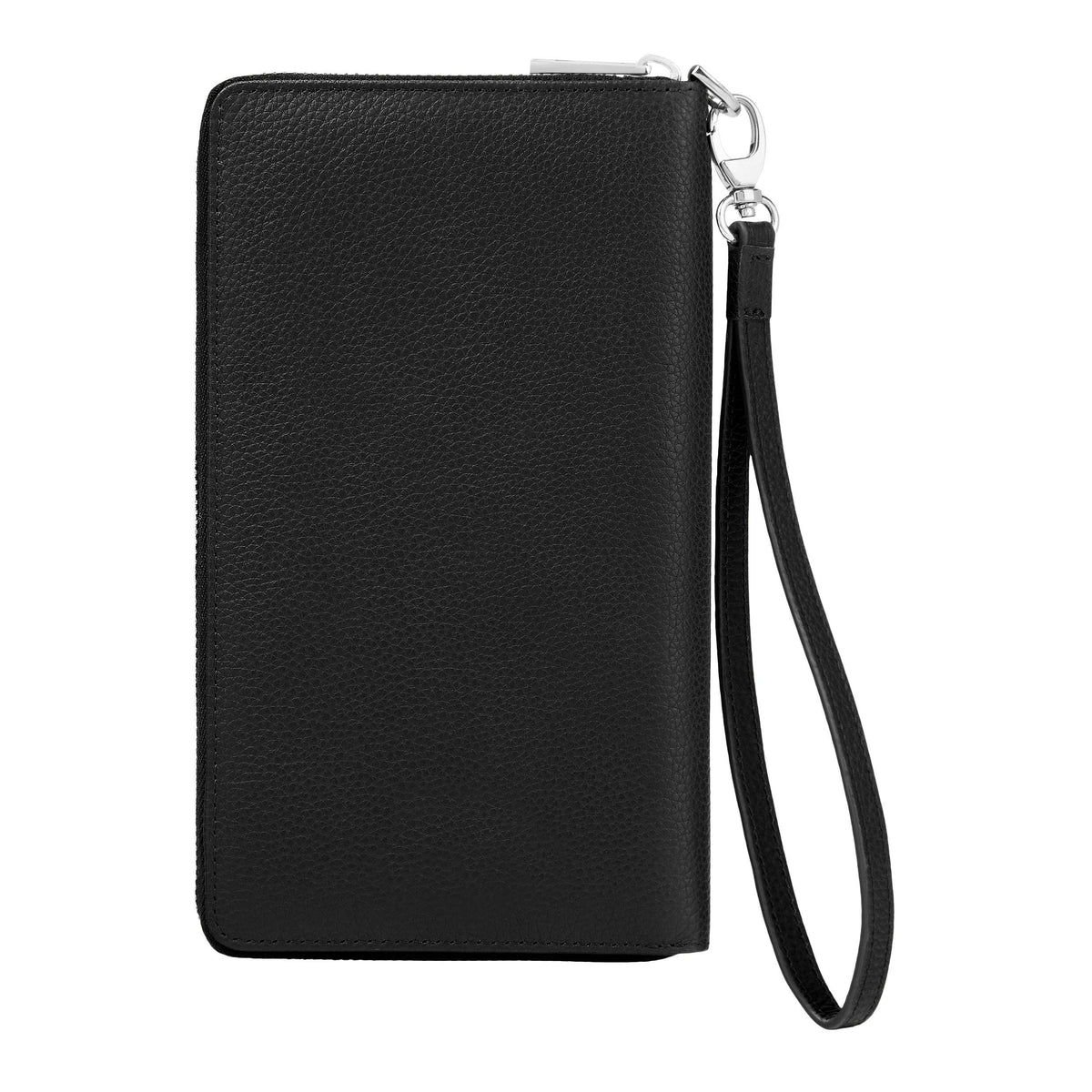 Travel Wallet Classic Grained Black