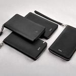 Travel Wallet Double B Saffiano Black