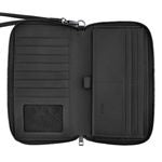 Travel Wallet Double B Saffiano Black