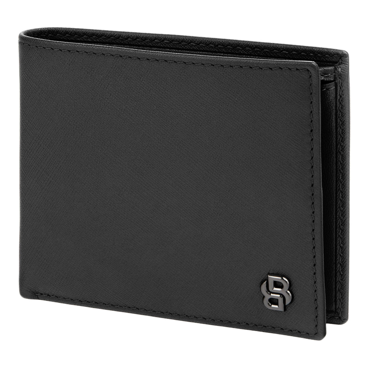 Money Wallet Double B Saffiano Black