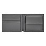 Money Wallet With Flap Double B Saffiano Black