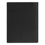 Money Wallet With Flap Double B Saffiano Black