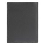 Money Wallet With Flap Double B Saffiano Black