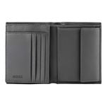 Money Wallet With Flap Double B Saffiano Black