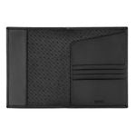 Passport Holder Double B Saffiano Black