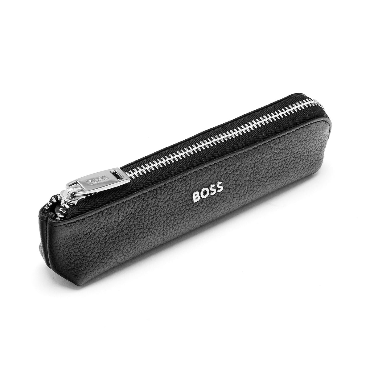 Small Pen Case Classic Grained Black