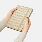 Notebook A5 Monogram Cream Lined