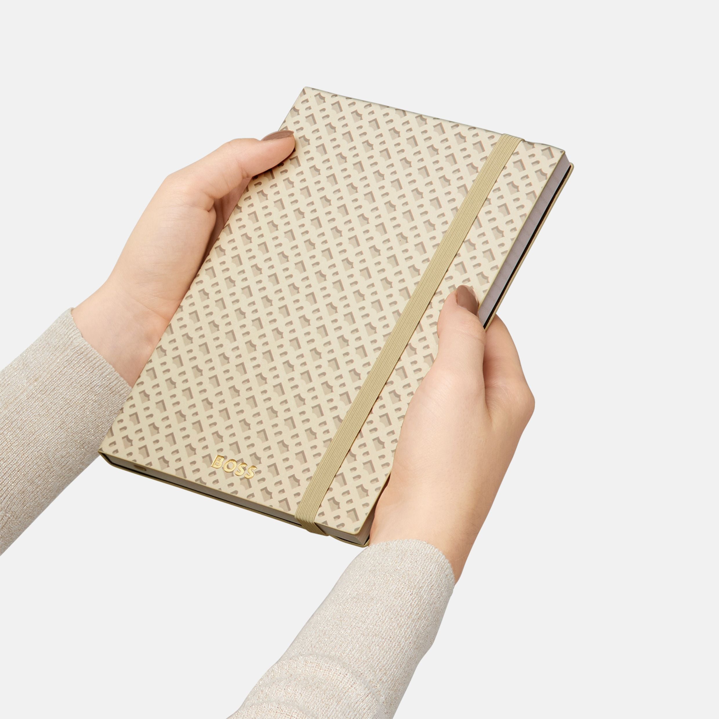 Notebook A5 Monogram Cream Lined