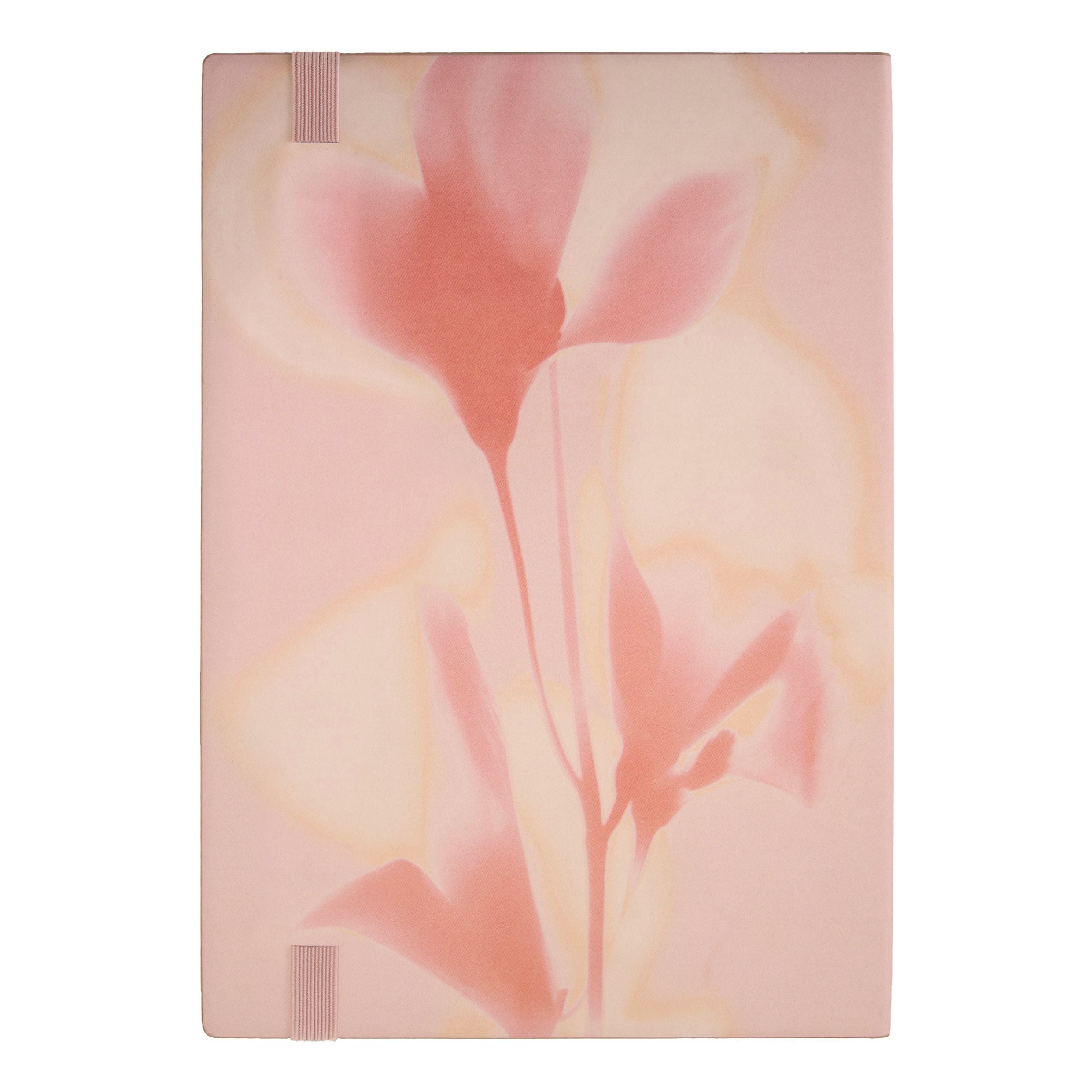 Notebook A5 Holographic Flower Light Blue Lined