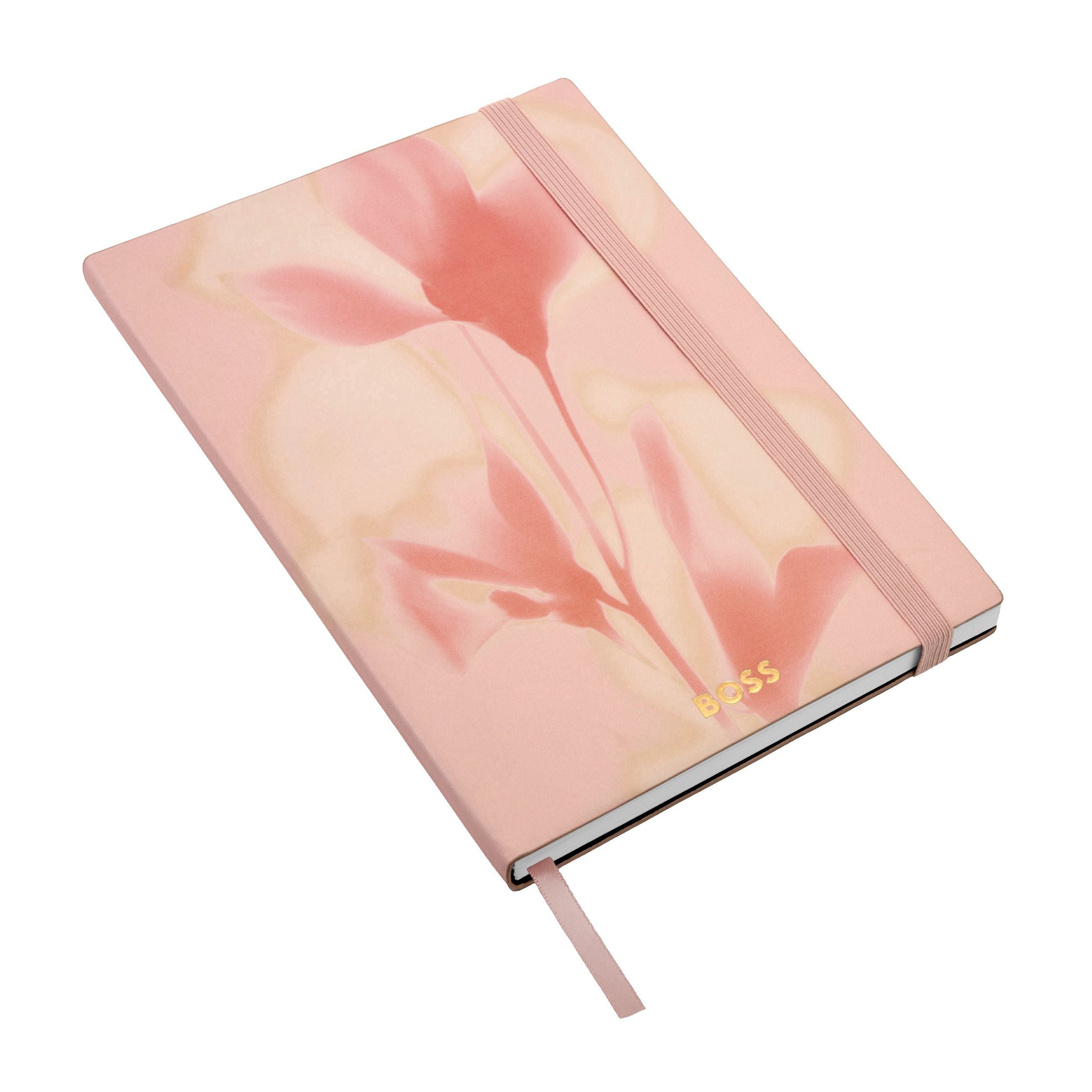 Notebook A5 Holographic Flower Light Blue Lined