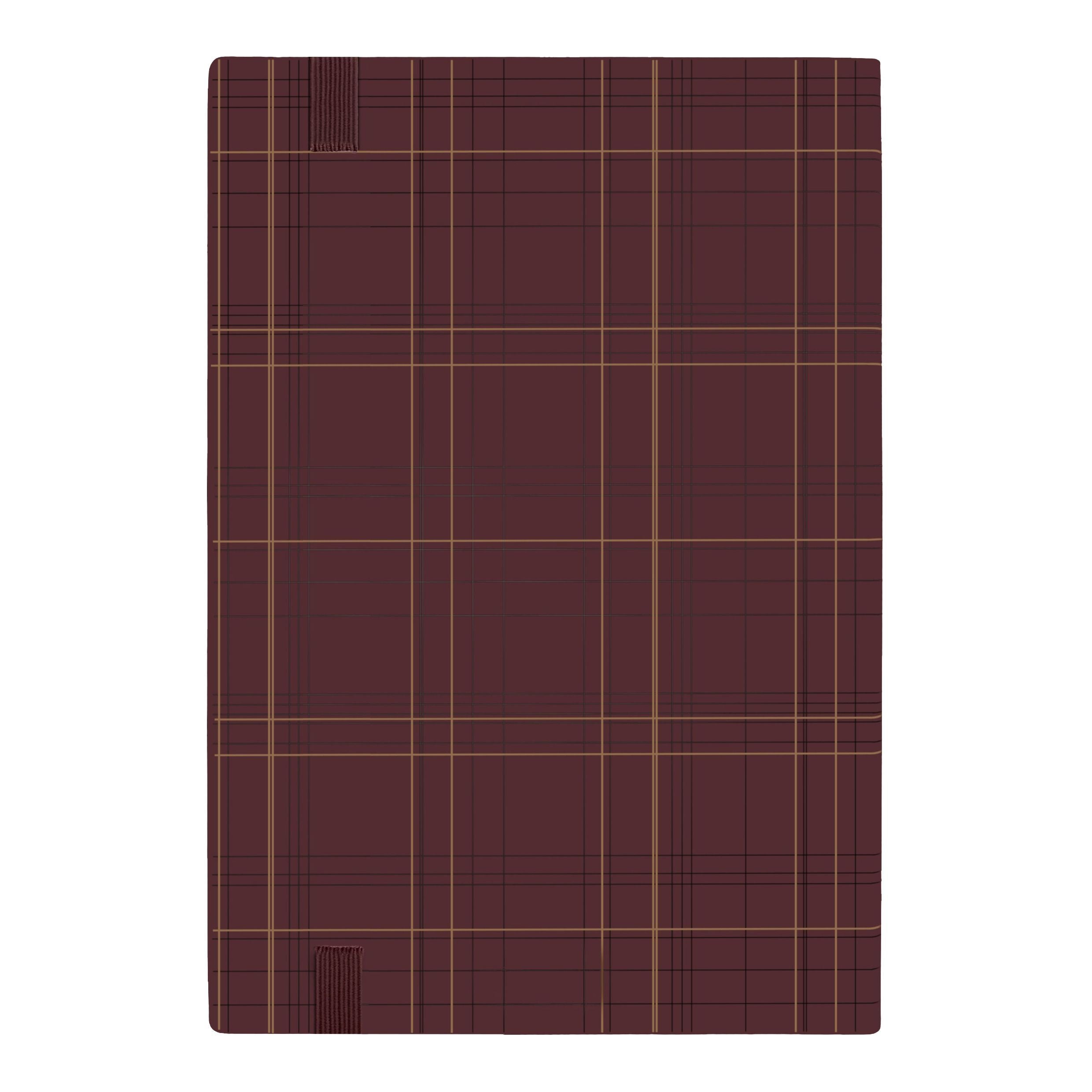 Notebook A5 Checkered Black Lined