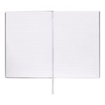 Notebook A5 Checkered Black Lined