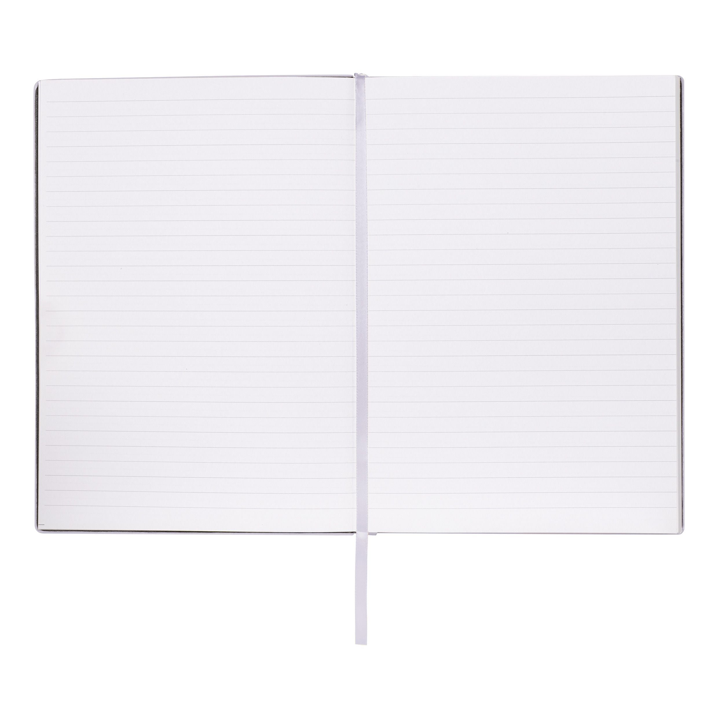 Notebook A5 Checkered Black Lined
