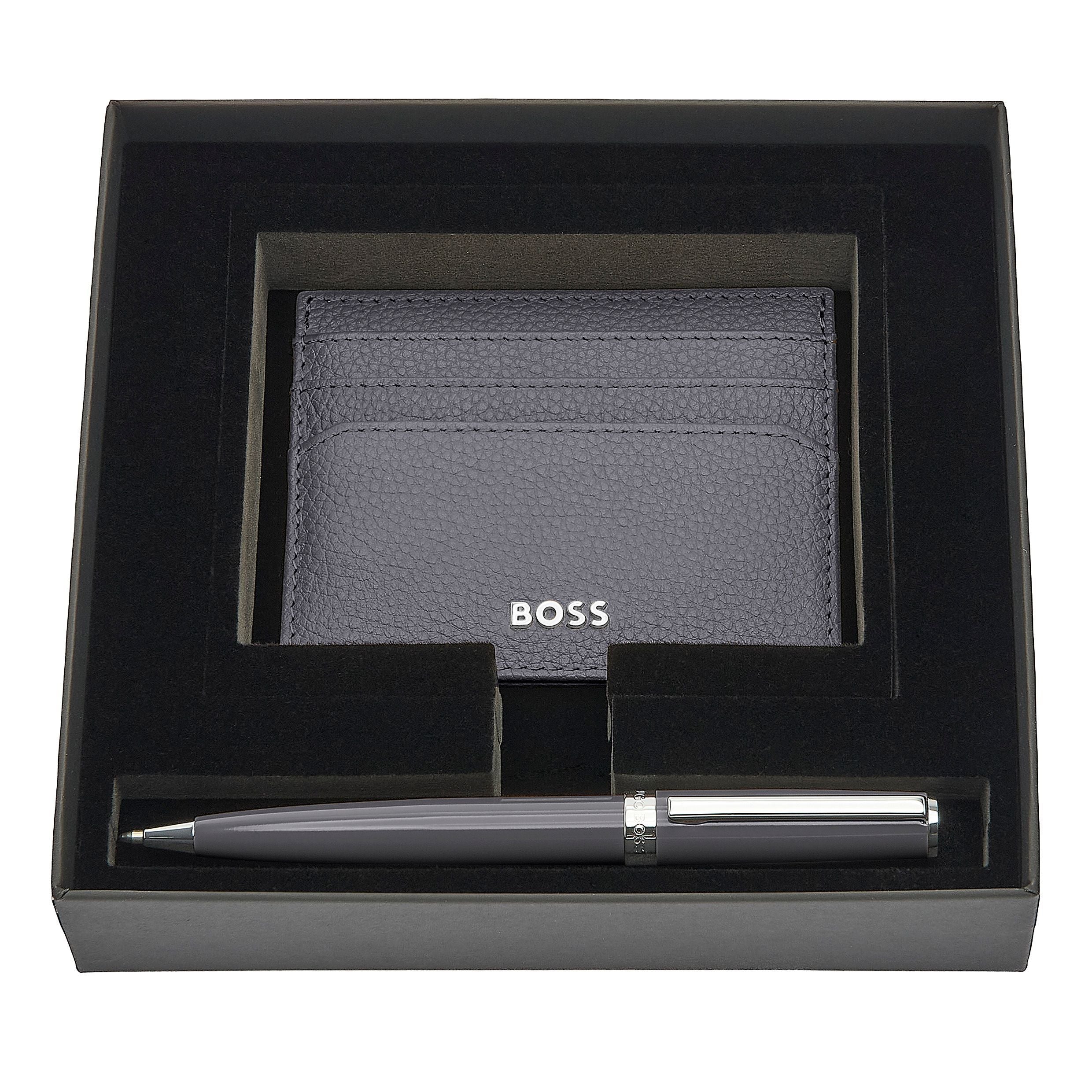 Set Hugo Boss (Ballpoint Pen & Card Holder)