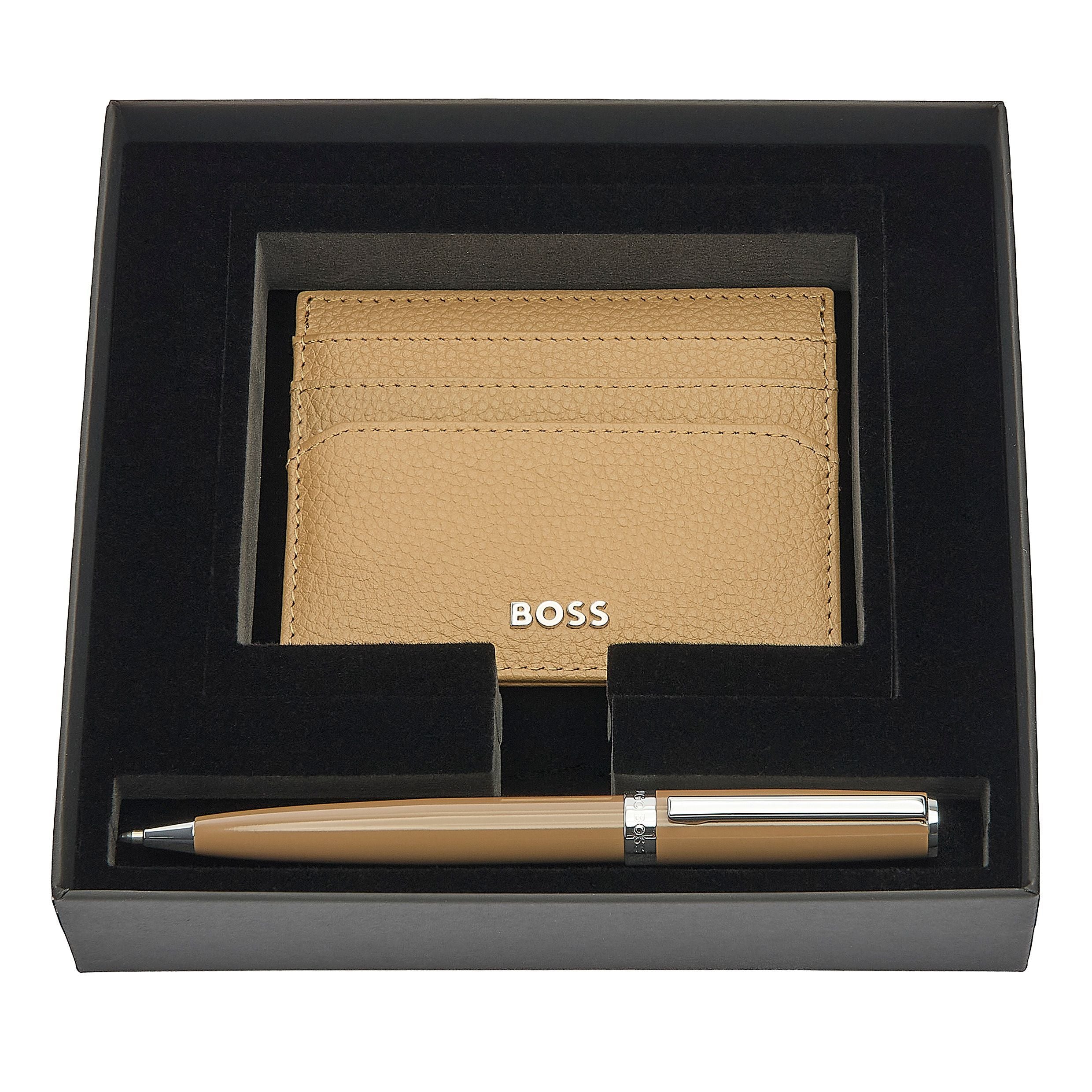 Set Hugo Boss (Ballpoint Pen & Card Holder)